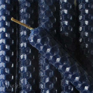 Autumn Equinox: Blue Beeswax Mini Spell Candle