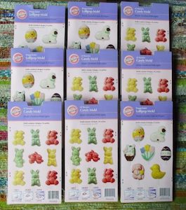 Spring Equinox: Wilton Spring Bulk Candy Moulds x 9 - Clearance Stuff