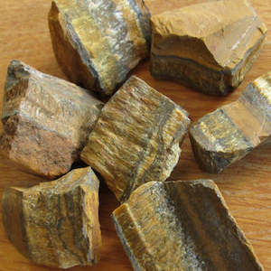 Naturally Rough: Tigers Eye Natural 15-16gm