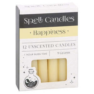 Happiness Spell Candles - pack of 12