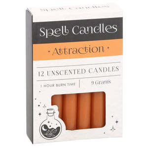 Candles: Attraction Spell Candles - Pack of 12