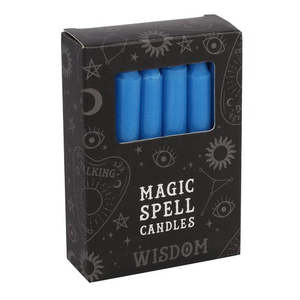 Candles: Magic Blue Spell Candles Box of 12