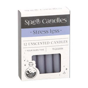 Candles: Stress Less Spell Candles - Pack of 12
