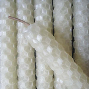 Candles: Cream Beeswax Mini Spell Candles