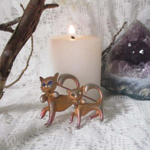 Kitty-Cat Brooch - Preloved