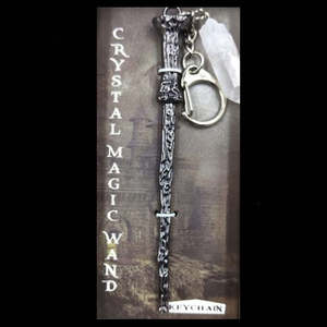 Quartz Crystal Wand Keychain