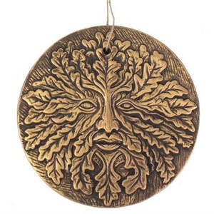 Green Man Wall Plaque