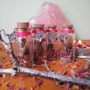 Black Bear Apothecary: Broken Heart Charm Bottle