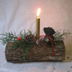 Seasons And Sabbats: Mini Yule Log Kit
