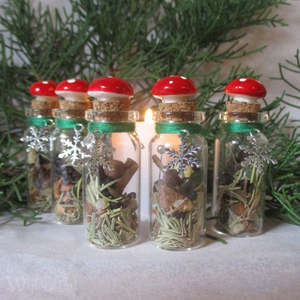 Black Bear Apothecary: Winter Mini Charm Bottle