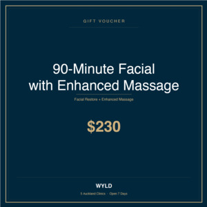 90-Minute Facial + Massage Gift Voucher WYLD Auckland