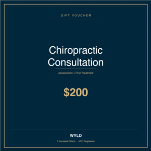 Chiropractic Consultation + Treatment Gift Voucher WYLD Auckland