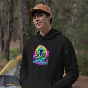 Zombie Peak Hoodie – Horror Graphic Cotton Sweatshirt for Adventurers