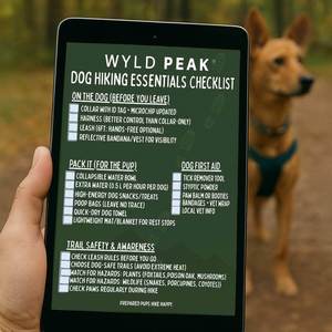 Dog Hiking Checklist PDF - Ultimate Trail Companion Packing Guide for Your Dog & You