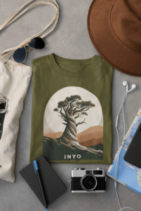 National Park Tees: Inyo National Forest Bristlecone Pines Tee – Soft, Eco-Friendly Hiking Shirt