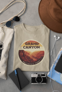 Grand Canyon South Rim Tee – Eco-Friendly National Park Shirt