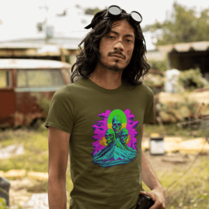 Zombie Skull Organic Cotton T-Shirt – Edgy Eco Skater Tee