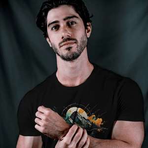 Eco Mens Tees: Peak Men’s Organic Cotton Hiking T-Shirt – Eco Trail Tee