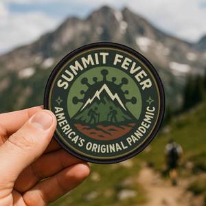 Summit Fever Patch | Funny Hiking Morale Badge