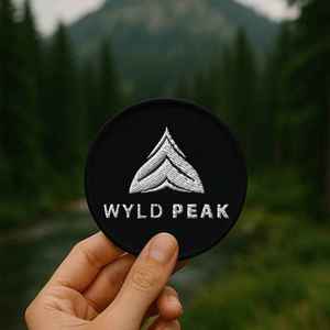 Wyld Peak Adventure Patch – Eco-Friendly Iron-On, Sew-On, or Pin Patch for Bac&hellip;
