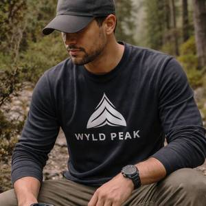 Minimalist Logo Long Sleeve Tee - Organic Cotton Long Sleeve for Everyday Wear