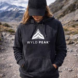 Logo Organic Hoodie - Organic Cotton Hoodie for Everyday Wear & Outdoor Comfort