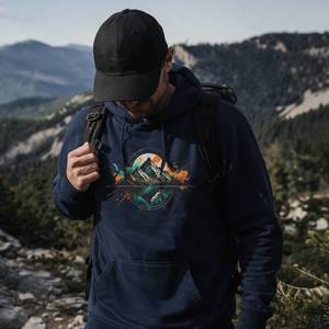 Peak Sustainable Organic Cotton Hoodie - Adventure Ready Pullover for Everyday Wear