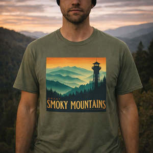 Clingmans Dome Shirt | Great Smoky Mountains Hiking Tee