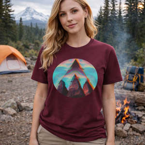 Eco Womens Tees: Organic Hiking Tee | Fusion Peak Outdoor Shirt
