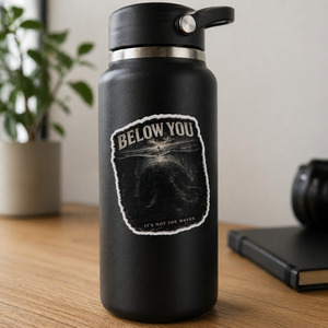 Thalassophobia Sticker - Deep Sea Horror “It’s Not the Waves” Ocean Decal