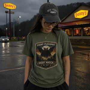 Mothman Point Pleasant Shirt - West Virginia Cryptid Horror T Shirt