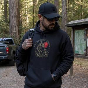 Skinwalker Hoodie for Cryptid Horror and Camp Nights