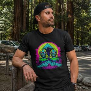 Zombie Peak Tee - Funny Hiking Shirt for Summit Days
