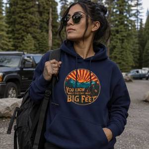 Bigfoot Hoodie for Hiking, Camping and Everyday Wear
