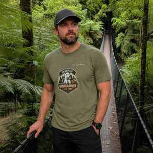 Cryptid Urban Legend T Shirts: Fresno Nightcrawler Trail Guide Performance Tee