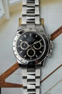 Rolex: Rolex Daytona Ref. 116520 'Black' Dial 2007 w/ Box & Papers