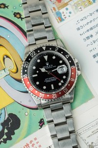 Rolex: Rolex GMT-Master II 'Coke' Ref. 16710 1993 w/ Box & Papers
