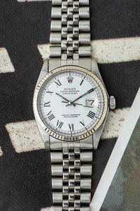 Vintage Watches: Rolex Datejust Ref. 1601 'White Buckley' Dial 1968