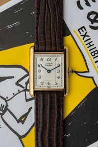Cartier: Cartier Tank Must De Cartier Ref. 590005 'Breguet' Dial 1990s