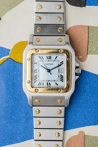 Cartier: Cartier Santos Carrée Ref. 2961 1985 w/ Box & Papers