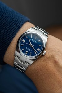 Rolex Oyster Perpetual 36 Ref. 126000 'Matte Blue' Dial 2025 w/ Box & Papers