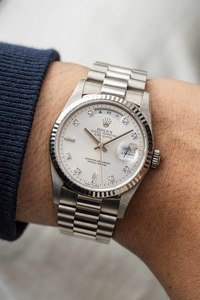 Available: Rolex Day-Date Ref. 18239 'Chinese' 1991 w/ Box & Service Papers