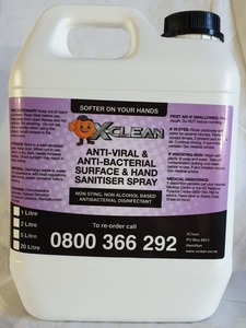 Products: Anti Viral Sanitiser - 2 Litre - X-Clean Xtreme Clean Online Webstore NZ