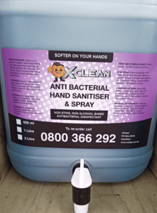 Products: Anti Viral Sanitiser - 20 Litre - X-Clean Xtreme Clean Online Webstore NZ