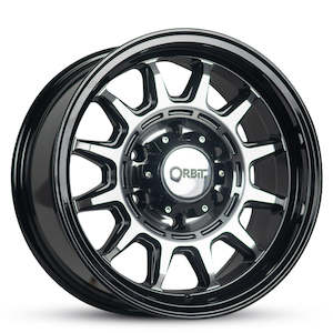 15X6.5 FITTI 0 5/114.3 GLOSS BLACK FP