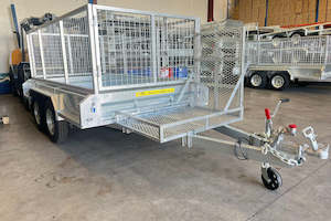 Best Seller Trailers: 10x5 Heavy Duty Tandem Trailer with Lawnmower Cage