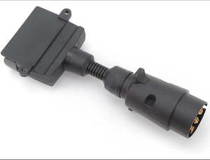 Trailer Adaptor - 7 Large Round (Car) To 7 Flat (Trailer)