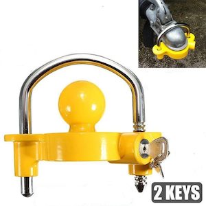Couplings: Hitch Pin Lock Tow Bar Ball Security L type Caravan Trailer Parts Anti Theft