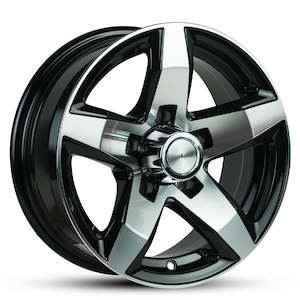 Wheels 1: 13X5 VULCAN 0 5/114.3 GLOSS BLACK FP