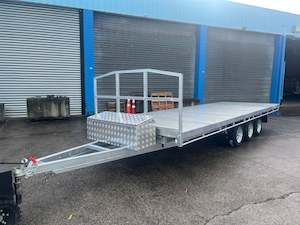 6m x 2m Tri axles Flatdeck trailer (3500kg) GVM